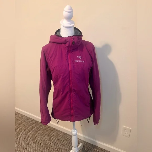 Arcteryx Women's Fuchsia 2010 Vintage Atom LT Hoody Size 8-10 Medium - Picture 2 of 15
